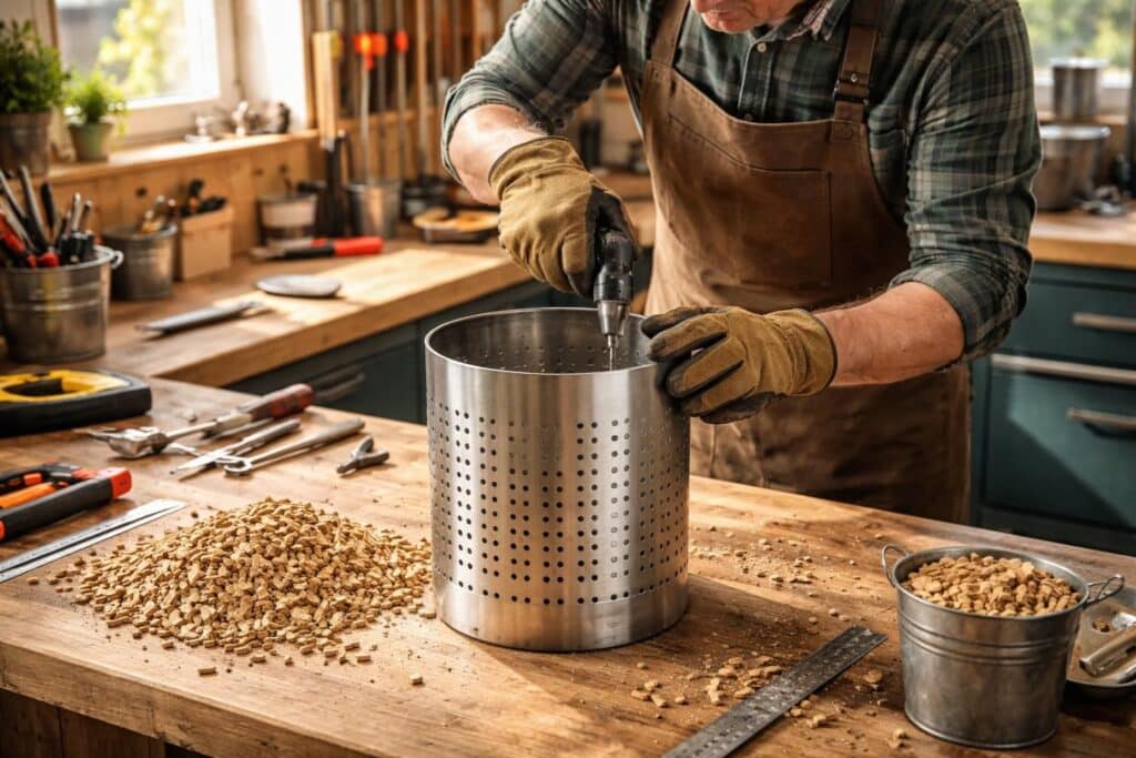 découvrez comment fabriquer votre propre brûleur maison avec un panier à pellets, une solution économique et écologique pour chauffer votre intérieur.