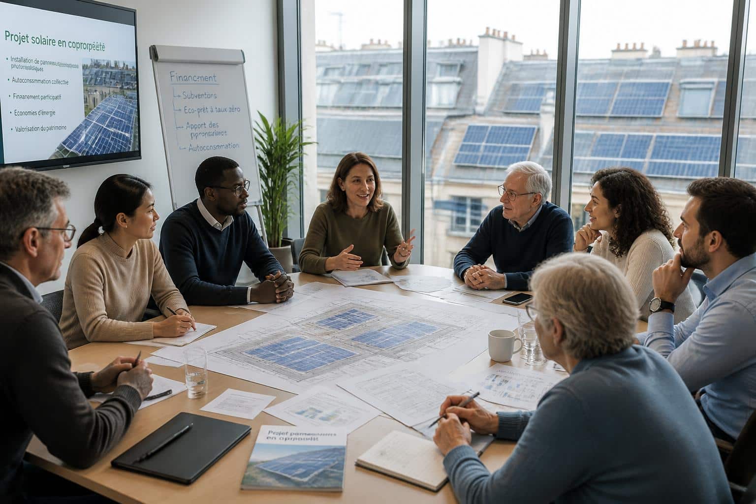 découvrez comment bénéficier d'aides financières pour l'installation de panneaux solaires en copropriété et réduisez vos coûts énergétiques tout en contribuant à l'énergie durable.