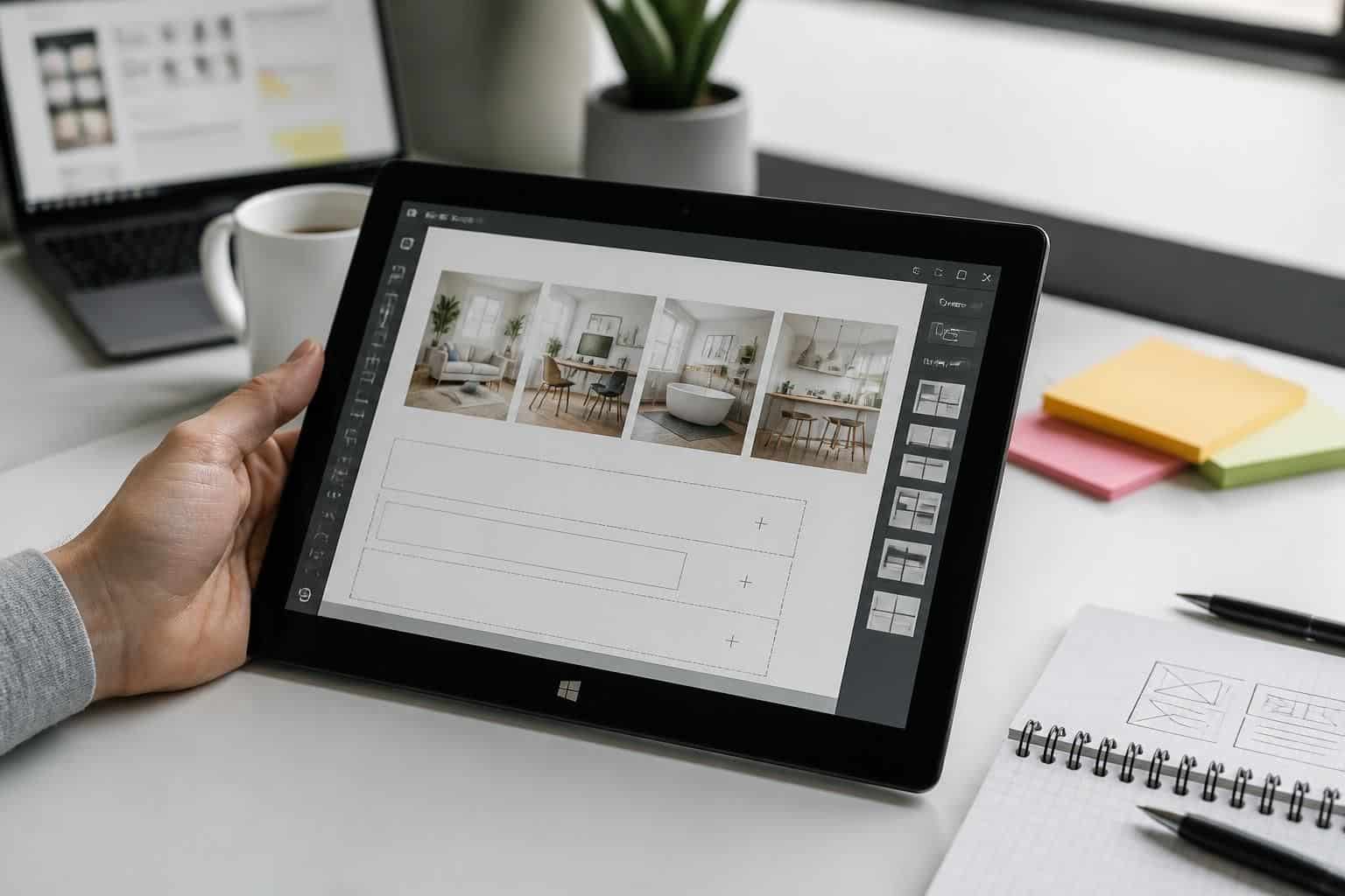 découvrez comment créer une annonce professionnelle avec photos et texte sur une tablette tactile microsoft, en optimisant votre workflow pour une efficacité maximale.