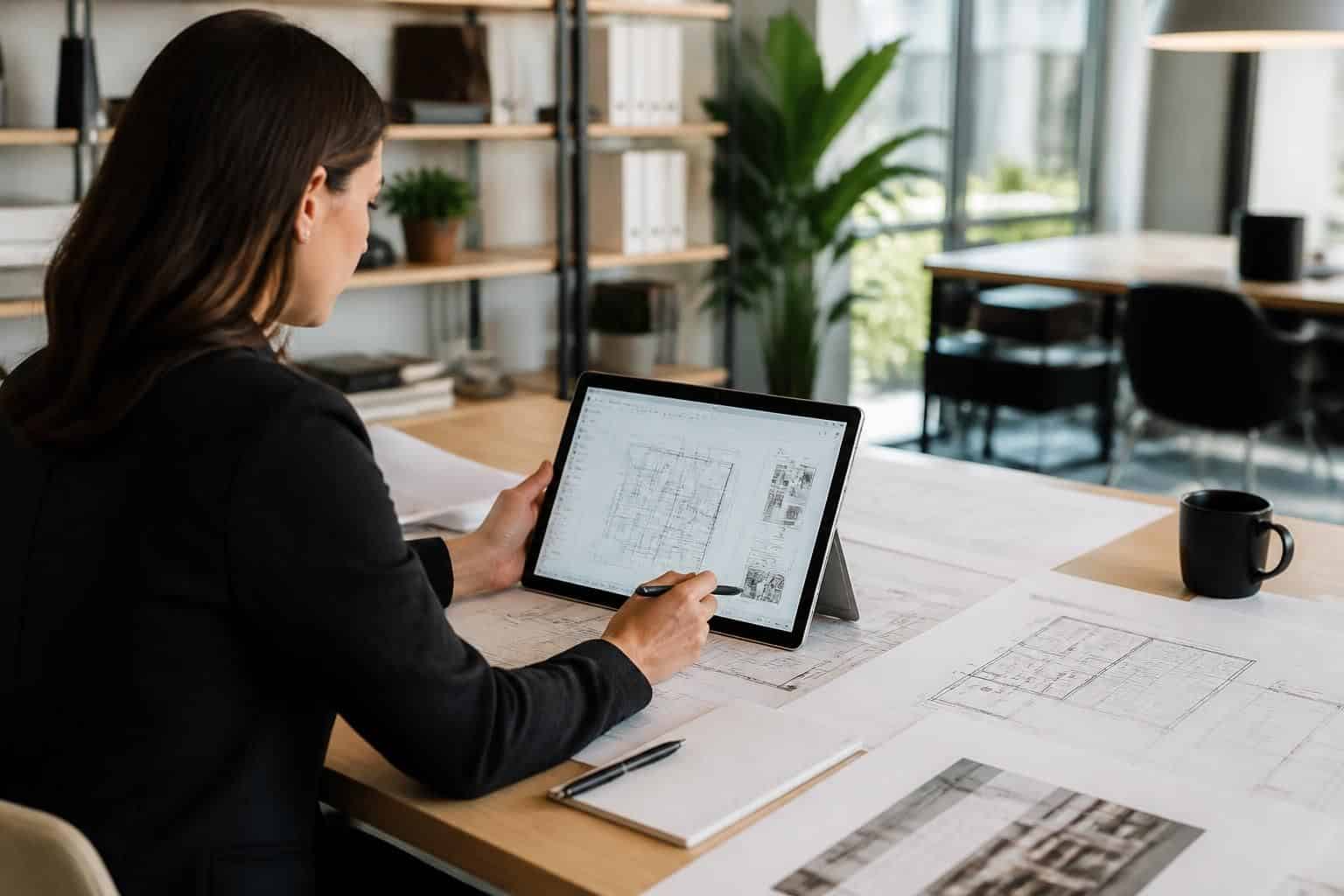 découvrez comment comparer facilement plans et surfaces de bureaux grâce à la tablette tactile microsoft surface, pour une gestion fluide et efficace.