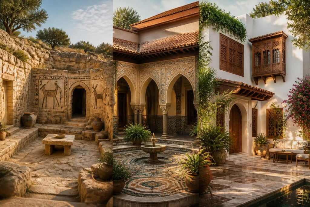 découvrez l'évolution captivante de la maison tunisienne, de ses origines à nos jours, et plongez dans un voyage historique au cœur de la tunisie.