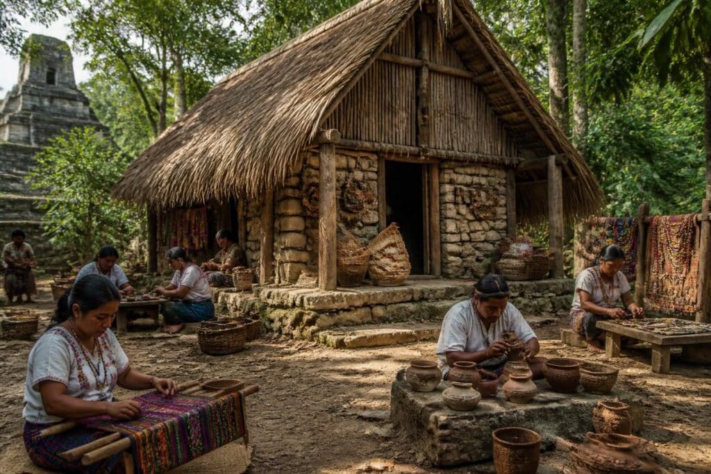 découvrez l'importance des maisons maya dans l'histoire et l'artisanat local, symboles d'un riche héritage culturel et de savoir-faire traditionnel transmis de génération en génération.