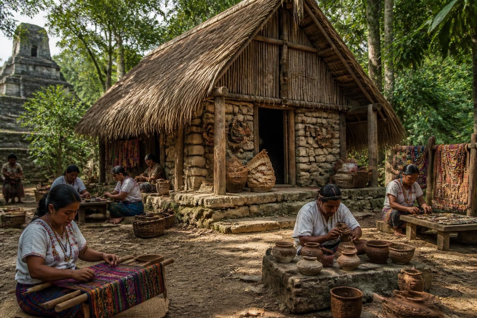 découvrez l'importance des maisons maya dans l'histoire et l'artisanat local, symboles d'un riche héritage culturel et de savoir-faire traditionnel transmis de génération en génération.