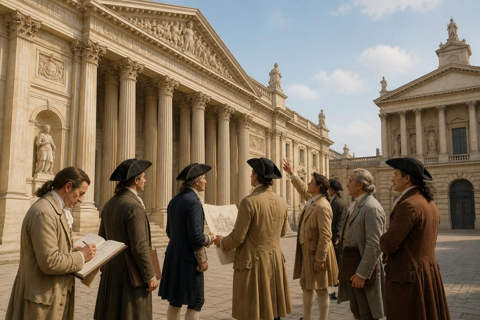 découvrez les visites des réalisations emblématiques des architectes du classicisme, alliant élégance intemporelle et maîtrise architecturale.