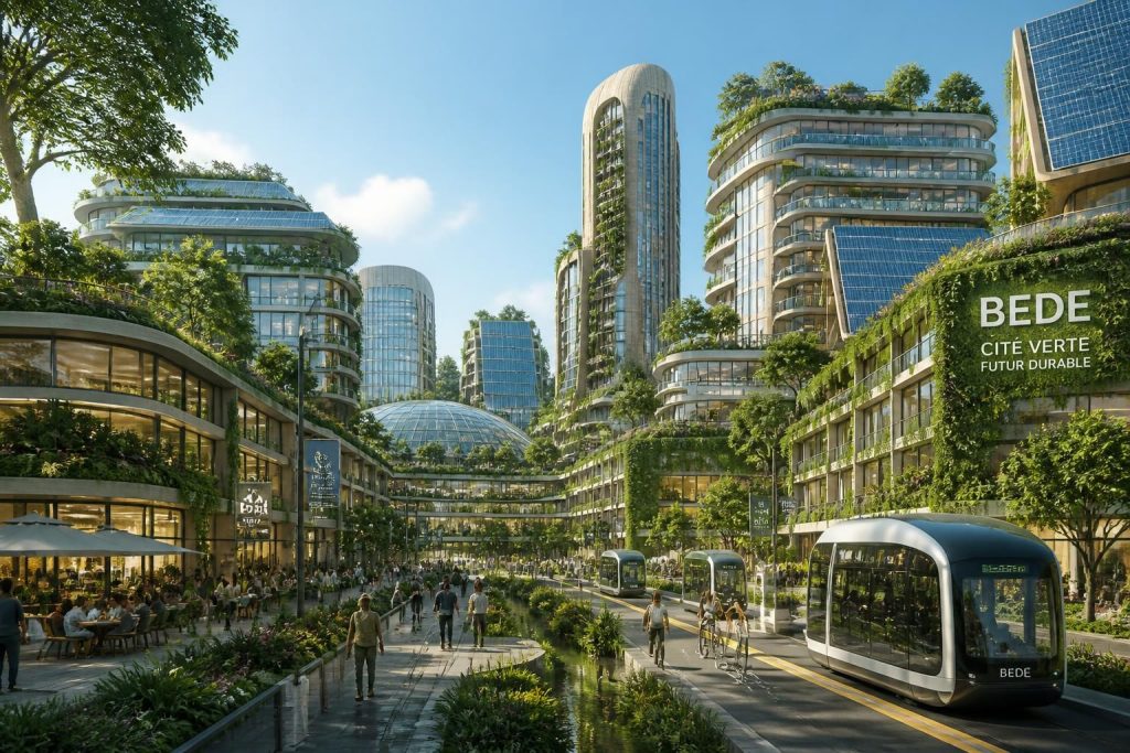 découvrez comment bede, une ville du futur écologique, réinvente l'urbanisme durable grâce à des innovations respectueuses de l'environnement et un mode de vie responsable.