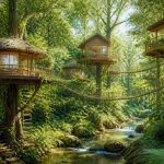 explorez notre sélection des meilleures maisons dans les arbres pour des vacances insolites et inoubliables.