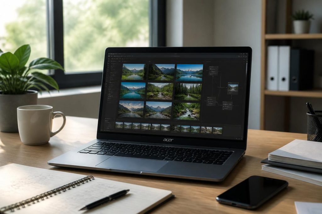 découvrez comment générer un rapport photo efficace sur votre pc portable acer grâce à un workflow optimisé pour réaliser facilement un état des lieux.