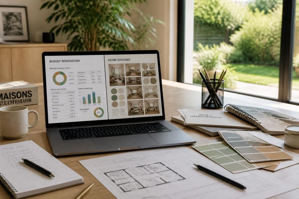 découvrez comment un pc portable peut faciliter la préparation de votre budget travaux et la création de moodboards pour un home staging réussi.