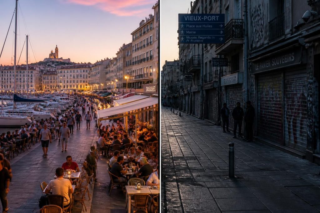 analyse de l'impact économique lié à la perception de dangerosité du quartier vieux-port de marseille et ses effets sur le développement local.